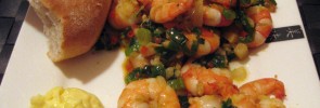 Scampi med aioli