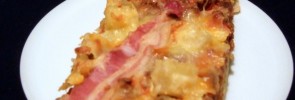 Ordentlig pizza med ananas og bacon